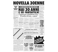 Bombo Biglietto Auguri Giornale Compleanno 30 Anni Amica