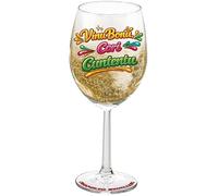 Bombo Calice da Vino Elegante 44 cl “Orgoglio Siciliano” - Bicchiere con Frase Siciliana “Vinu Bonu Cori Cuntentu” - Idea Regalo Tradizionale - Confezione Tubo con Paglia