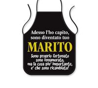 Bombo Grembiule da Cucina Divertente Adesso l'ho Capito, sono Diventato tuo Marito, Idea regalo Matrimonio