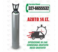 Bombola Azoto 14 Litri, nuova, completa di carica.