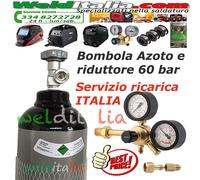 BOMBOLA AZOTO DA 5-7-10-14-50 LT.200 BAR ANCHE CON RIDUTTORE 60 BAR PER IMPIANTI