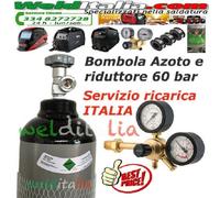BOMBOLA AZOTO DA 5-7-10-14-50 LT.200 BAR ANCHE CON RIDUTTORE 60 BAR PER IMPIANTI