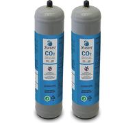 BOMBOLA CO2 600gr USA E GETTA RICAMBIO PER REFRIGERATORI GASATORI ACQUA 2 PZ