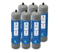 BOMBOLA CO2 600gr USA E GETTA RICAMBIO PER REFRIGERATORI GASATORI ACQUA 6 PZ