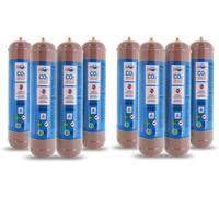 BOMBOLA CO2 600gr USA E GETTA RICAMBIO PER REFRIGERATORI GASATORI ACQUA 8 PZ