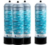 BOMBOLA CO2 ACQUARIO 1300 GR CON SUPPORTO USA E GETTA PASSO M10X1 MADE IN ITALY