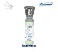 BOMBOLA CO2 IN ALLUMINIO PIENA, RICARICABILE DA 4 KG, CON VALVOLA MANUALE