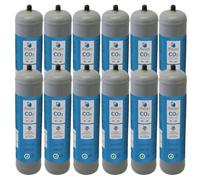 Bombola CO2 per gasatore 600 gr usa e getta attacco M11x1 per erogatori - gasatori acqua frizzante co2, contenitore in acciaio N° 12 Bombole
