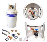 Bombola del gas in alluminio ricaricabile LPG Camping Set Travel 11 kg 27 litri versione 2021