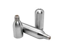 Bombola di CO2 ricaricabile da 12 g e 16 g, cartucce di CO2, gonfiatore di CO2 for pneumatici, attrezzatura for la produzione di birra con filettatura e svitamento(16g unthread)
