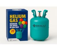 Bombola di Elio per 20 Palloncini - Gas Elio in Ricarica, Facile da Usare, Ideale per Feste e Eventi (Palloncini NON Inclusi)
