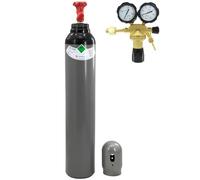 Bombola di gas azoto bombola di azoto 8 l riempita 200 bar 1,6 m3 con riduttore di pressione e tappo di protezione, per aria condizionata, riempimento pneumatici e saldatura