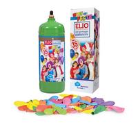Bombola Elio con Palloncini Kit Party 1,7 L 35 Palloncini Senza