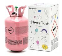 Bombola Elio gas per 30 palloncini - Per gonfiare palloncini in lattice e lamina (rosa, 0,20 m3)