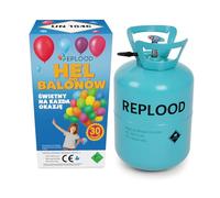 Bombola Elio per Palloncini 20/30/50/90 - Kit Completo con Gas Elio Non Infiammabile - Gonfiaggio Facile per Feste, Compleanni, Matrimoni ed Eventi - Palloncini Non Inclusi (30)