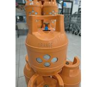 BOMBOLA GAS IN VETRORESINA COLORE ARANCIO DA 5 KG DIMENSIONE ALTEZZA 40 CM DIAME