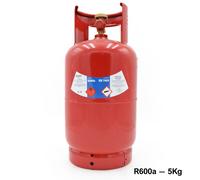 Bombola gas refrigerante R600a ricaricabile da 5 Kg