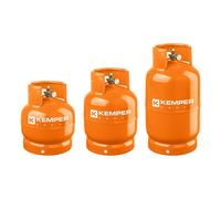 BOMBOLA GAS RICARICABILE 5KG VUOTA KEMPER CAMPEGGIO TRASPORTABILE