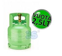 Bombola neutra vuota per stoccaggio gas refrigerante - capacità 2,5 Lt