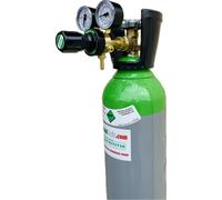 BOMBOLA RICARICABILE 14 LT. 200 BAR MISCELA ARGON CO2 RIDUTTORE PRESSIONE CARICA