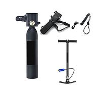 Bombola subacquea, 0.5L Nuova Mini Bombola Di Ossigeno For Immersioni Subacquee For L'insegnamento Della Respirazione Subacquea Attrezzatura For L'immersione Respiratoria Bombola Di Ossigeno(Noir)