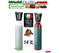 BOMBOLE OSSIGENO E ACETILENE X SALDATURA OSSIACETILENICA DA 14 LT. PIENE