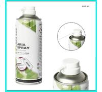BOMBOLETTA BOMBOLA ARIA COMPRESSA SPRAY 400ml PER PULIZIA TASTIERA PC COMPUTER