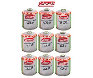 BOMBOLETTA CARTUCCIA GAS COLEMAN c500 performance FILETTO 440 g GAS 9 PEZZI