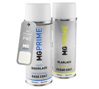 Bomboletta di Vernice per auto per Chrysler PW2 Cement White Pearl trasparente