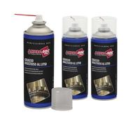 Bomboletta Spray di Grasso Multiuso Grasso Multiuso al Litio di Colore Marrone Chiaro ad Alte Prestazioni, prolungato Potere lubrificante e Anti-grippante, Anti-Usura e Anti-ruggine (3)