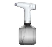 Bomboletta spray elettrica ricaricabile USB 0 9L con un pulsante per irrigazione senza sforzo (grigio + bianco)