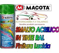 BOMBOLETTA SPRAY MACOTA COLORE ROSSO FRAGOLA TINTA RAL SMALTO ACRILICO