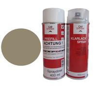 Bomboletta Spray Set Ogni 400ml Vernice Base Ral 7034 + 1K Auto Lacca