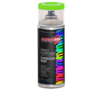 Ambro-Sol V400FLUOR4 Smalto / Vernice Finiture Speciali Fluorescenti, Ideale per Materiali che si Trovano all’Interno Abitazioni, Bomboletta Spray in Banda Stagnata Riciclabile 400 ml, Verde