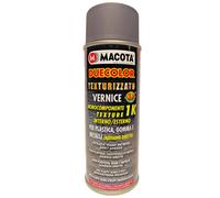 bomboletta vernice spray grigio scuro macota testurizzata bucciato per plastica