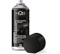 Bomboletta vernice spray paraurti plastica nero opaco auto moto HQS para urti