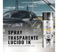 Bomboletta vernice Spray TRASPARENTE LUCIDO 1K Motore Telai Cerchi Pinze Freno