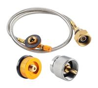 BOMBOLETTE GAS CAMPEGGIO SET ADATTATORI CARTUCCE GAS ADATTATORE LPG ACCESSORI OU
