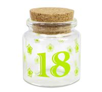 Bomboniera 18 anni diciottesimo compleanno barattolo in vetro lui e lei 36 pezzi