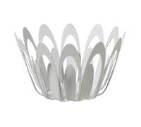 bomboniera cestino iris Bianco in Ferro 15x10cmh