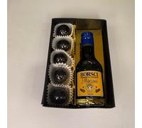 Bomboniera con mini liquore - A scelta aggiunta di confetti - Idea regalo per Matrimonio, Compleanno, Anniversario, Laurea, Pensione - Con possibilità di tag personalizzato (San Marzano)