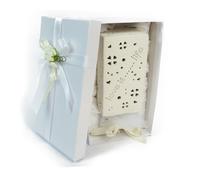 Bomboniera In Ceramica Con Luce Led Love Is Life H.14,5 Matrimonio Comunione