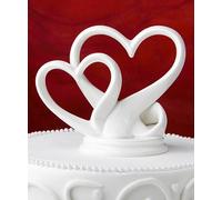 Bomboniera per torta nuziale a forma di cuori