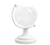 BOMBONIERA Set 6 Pezzi MAPPAMONDO Grande Vetro con Base Bianca 5,5X8 CM