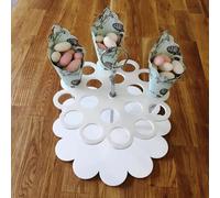 Bomboniera/Tesoro Cono Supporti 21cm 8.5 " . Fori 3cm 3.2cm, Molti Colori