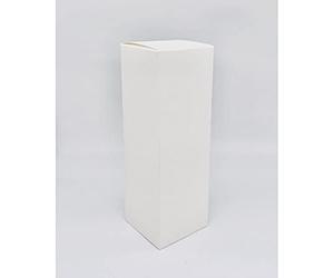 Bomboniere 20X SETA BIANCO Scatola pieghevole 10x10x30 cm