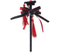 Bomboniere 24 pz penna con tocco nastro in raso laurea segnaposto rosso o nero