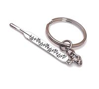 Bomboniere Laurea in Medicina Infermieristica Termometro con Portachiave Fai da Te Spedizione Gratuita 10 PEZZI (Piccolo) 095