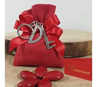 Bomboniere laurea ingegneria, architettura portachiavi squadretta e calibro in metallo confetti e biglietti inclusi