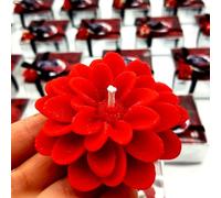 bomboniere matrimonio, originali loto 20 pezzi candele profumate bomboniere battesimo, anni ragazzo, comunione, cresima, anniversario di, compleanno bigliettini (rosso, set di 20)